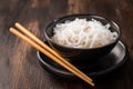 Shirataki noodles Konjac - japanese food Royalty Free Stock Photo