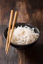 Shirataki noodles Konjac - japanese food Royalty Free Stock Photo