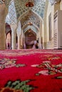 nside Nasir ol Molk mosque, mosque in Shiraz. Symbol of Iran.