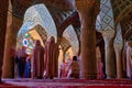 nside Nasir ol Molk mosque, mosque in Shiraz. Symbol of Iran.