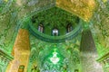 SHIRAZ, IRAN - JULY 8, 2019: Interior of Imamzadeh-ye Ali Ebn-e Hamze (Ali Ibn Hamza Mausoleum) in Shiraz, Ir Royalty Free Stock Photo