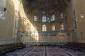 SHIRAZ, IRAN - JULY 6, 2019: Interior of Khan Madrasa religious school in Shiraz, Ira