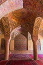 SHIRAZ, IRAN - JULY 8, 2019: Nasir al Mulk Mosque in Shiraz, Ir