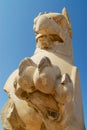 Paw and head of the Griffin at the ruins of Persepolis in Shiraz, Iran.