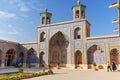 Nasir Ol-Molk mosque, also famous as Pink Mosque. Shiraz. Iran Royalty Free Stock Photo