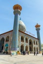 Mirrored mausoleum of Sayyed Alaeddin Hossein in Shiraz. Iran