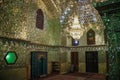 Shiraz, Iran - May 16, 2017: is a funerary monument and mosque in Shiraz, Iran, housing the tomb of the brothers Ahmad and