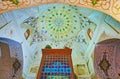 Interior of Imamzadeh Jalal Addin shrine, Shiraz, Iran Royalty Free Stock Photo