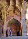 eople in islamic hijab and burqa in Nasir ol Molk mosque