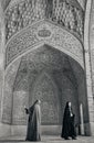 eople in islamic hijab and burqa in Nasir ol Molk mosque