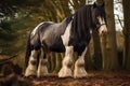Shire horse - England (Generative AI)