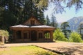 Shirgan Naaga temple, Bhanara, built using timber `kath-khuni` cator & cribbage technique, Himachal Pradesh, India