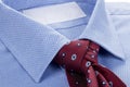 Shirt blue tie Royalty Free Stock Photo