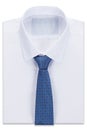 Shirt blue tie Royalty Free Stock Photo