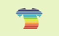 Shirt Colorful Symbol Logo Design Illustration