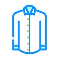 shirt denim color icon vector illustration Royalty Free Stock Photo