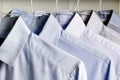 Ironed shirt at the dry cleaners Royalty Free Stock Photo