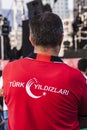Shirt of the fans of the turkish acrobatic aviation squadron