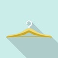 Shirt hanger icon, flat style