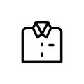 shirt icon. Simple thin line, outline vector of Laundry icons for UI and UX, website or mobile application