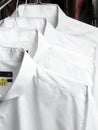 Shirt ironed in dry cleaner Royalty Free Stock Photo