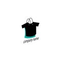 shirt logo template illustration shopping bag design vector abstract