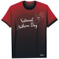 Shirt for National Anthem Day