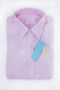 Shirt pink Have to fold neatly Royalty Free Stock Photo