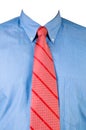 Shirt and red tie Royalty Free Stock Photo