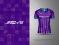 Fabric textile design front view for sport tshirt soccer jersey