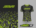 Sublimation printing design for jersey and tshirt sports team Royalty Free Stock Photo