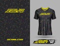 Sublimation printing trendy colourfull line seamless pattern design for jersey and tshirt sports team Royalty Free Stock Photo