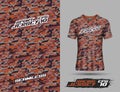 Sublimation printing modern camouflage seamless pattern design for jersey and tshirt sports team Royalty Free Stock Photo