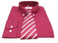Shirt and tie with clipping path