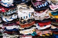 New Delhi, India - November 17, 2019: Shirts for sale at Nehru Place market in South Delhi India, which is better known for its