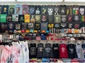 Shirts for sale in Venice Beach California Store. Royalty Free Stock Photo