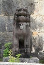 Shisa guardian in Shuri castle, Naha, Okinawa Royalty Free Stock Photo