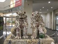 The Shisa at Miyakojima airport Royalty Free Stock Photo