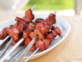 Shish kebab. Royalty Free Stock Photo