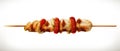 Shish kebab icon