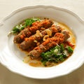 Shish kebab, lebanese cuisine. Royalty Free Stock Photo