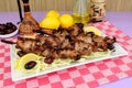 Shish Kebab Meal Royalty Free Stock Photo