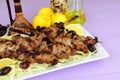 Shish Kebab Meal Royalty Free Stock Photo