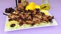 Shish Kebab Meal Royalty Free Stock Photo