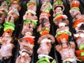 Shish Kebabs on the Grill Royalty Free Stock Photo