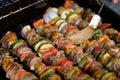Shish Kebabs on the Grill Royalty Free Stock Photo