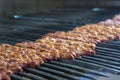 Shish kebabs ready to cook, Mardin, Turkey