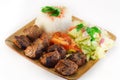 Shish Kebob, beef Royalty Free Stock Photo