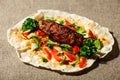 Shish kofte kebab