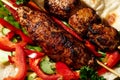 Shish kofte kebab